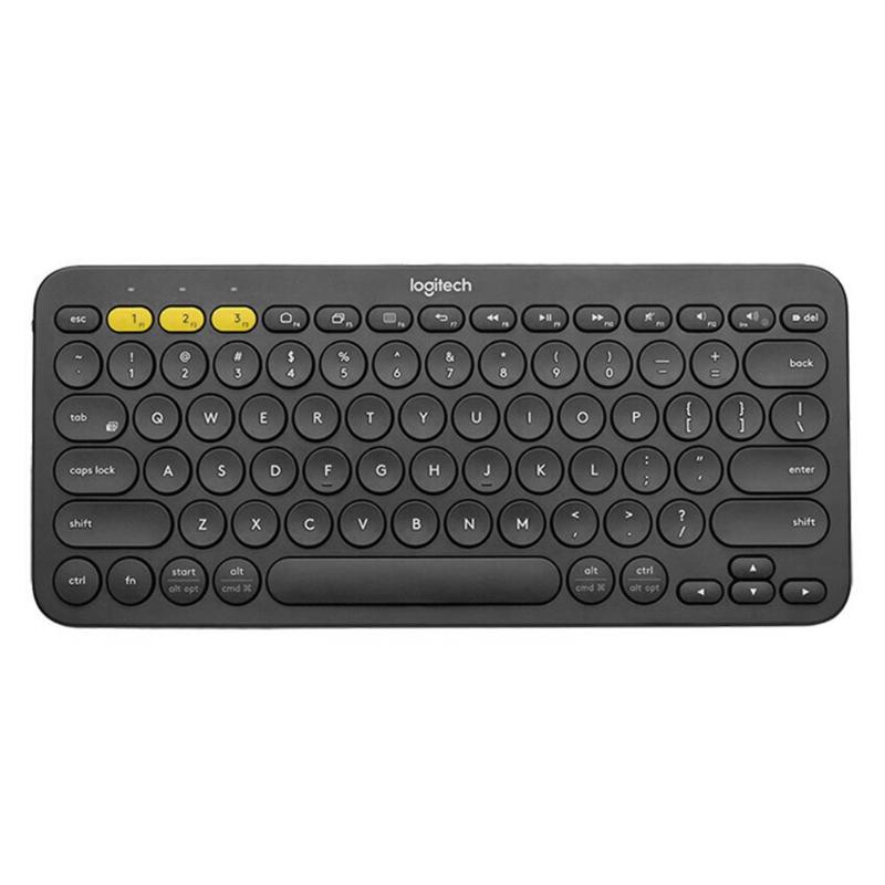 Logitech K380 multi-device Bluetooth wireless keyboard linemate multi-color Windows MacOS Android IOS Chinese keyboard: K380-Black