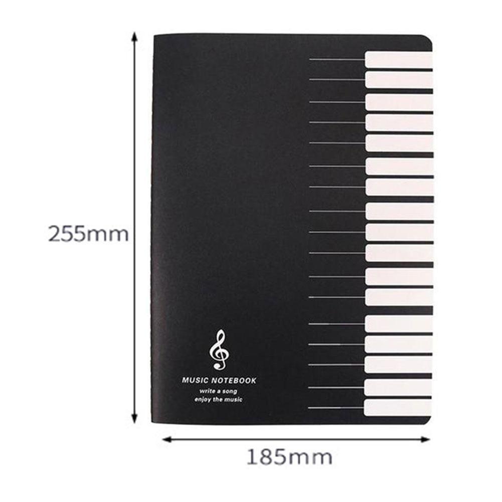 1Pcs Student Music Score Practice Notebook Violin Piano Guitar 18 Pages Stave Book Music Exercise Book