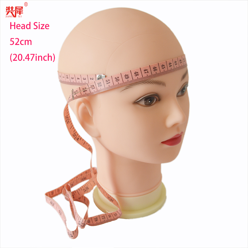 Meget blødt skaldet hoved paryk stativ til hat glas paryk display paryk gør frisure træning massage mannequin hoved paryk hoved stativ