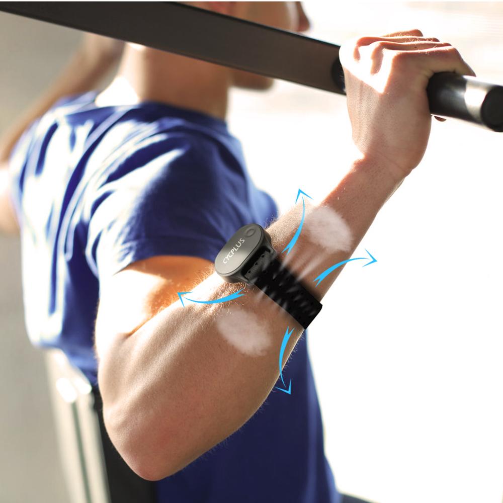 CYCPLUS H1 Monitor de pulso cardíaco banda de brazo correa de muñeca Bluetooth 4,0 ANT + Sensor Wilress accesorios de bicicleta para Wahoo Zwift