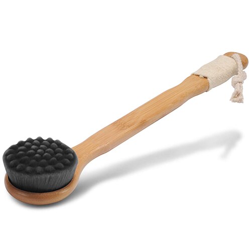 Droog Lichaam Borstel Massage Bad Borstel Exfoliërende Lange Handvat Hout Body Douche Borstel Body massage SPA Droge Borstel D40: Style 2