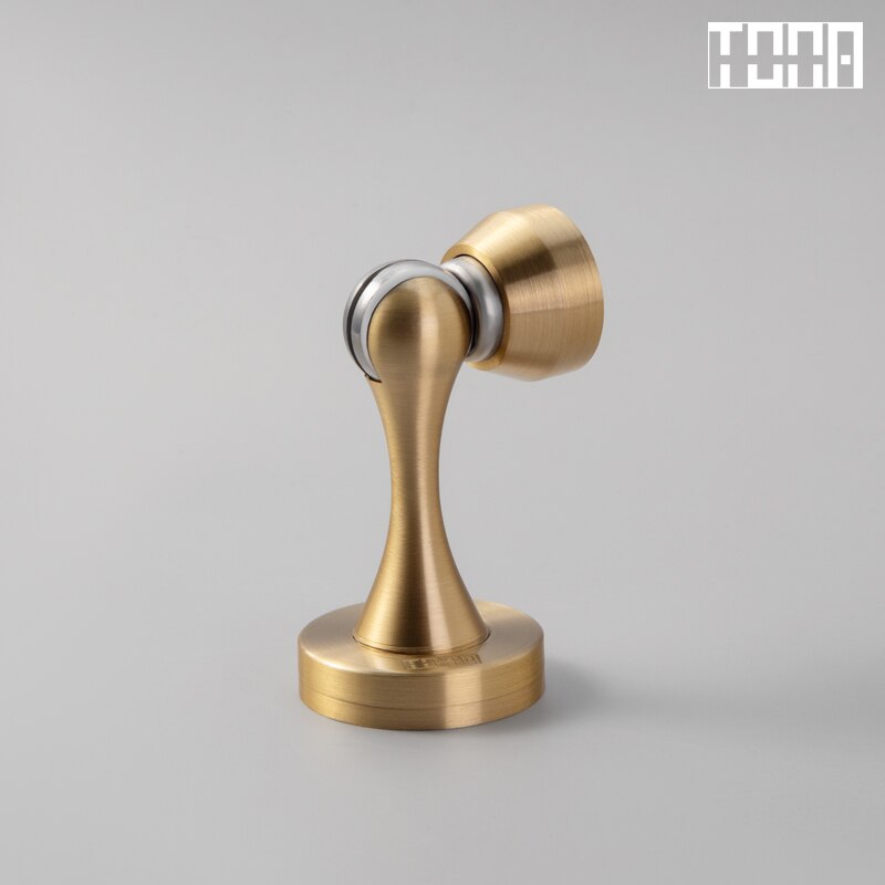 TONA Pure copper door suction Magnetic door stop Furniture Hardware Accessor Door Holder Bedroom Floor Catch Pure copper