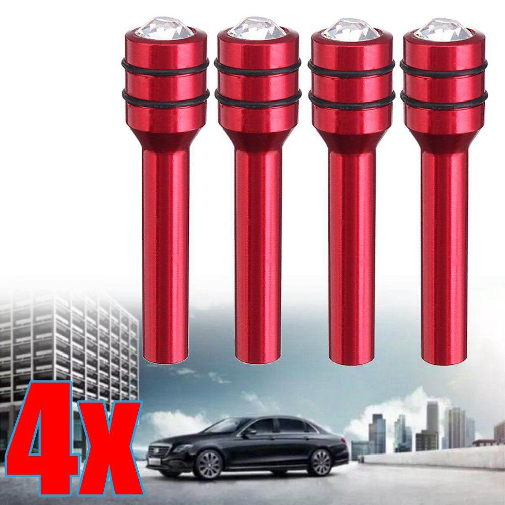 4 PCS Deurslot Pin bolt Auto Truck Pull Knop auto Knop Pins Security voor Suzuki Aerio Ciaz Evenaar Esteem forenza Forsa Grand: 4pcs-red