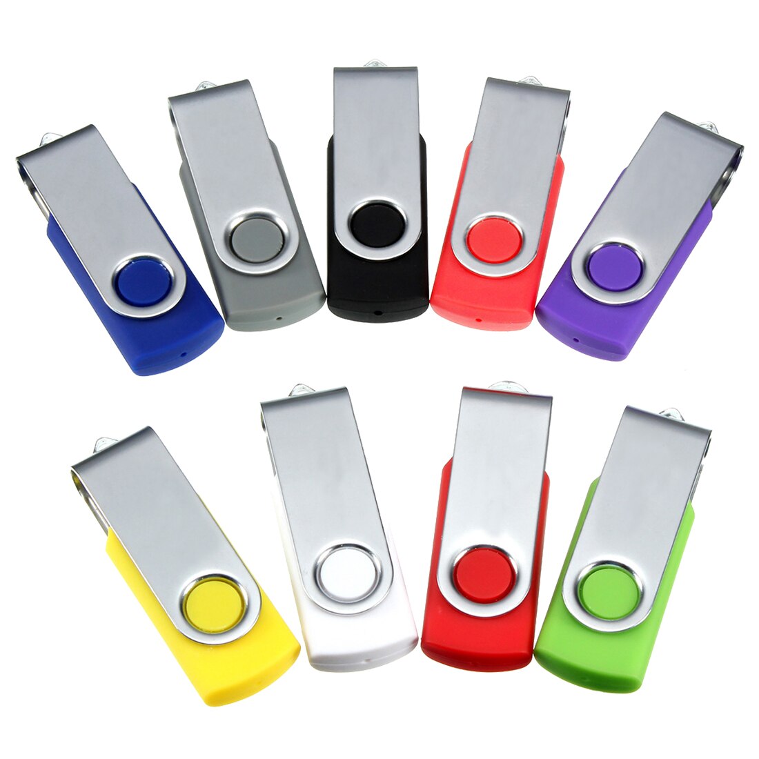 2gb drejelig usb 2.0 flash -hukommelse tommelfingerstik opbevaringsdrev pen -drev