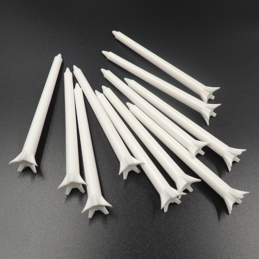 50Pcs Golf Tees 70mm/83mm Plastic Claw Less Resistance Golf Tees Golf Accessory