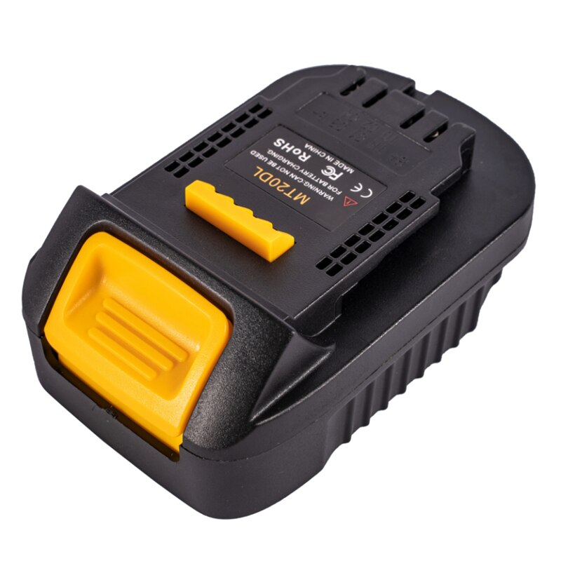 Mt20dl batteri adapter til makita 18v bl1830 bl1860 bl1815 li- ion batteri til dewalt 18v 20v dcb 200 li- ion batteri