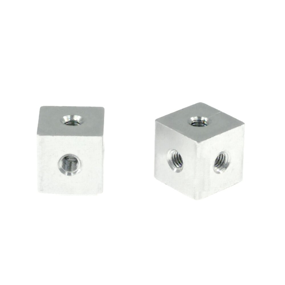 Six Sided Fixed Cube Connector for Acrylic Joining Cube Joning Angle for Industrial Style Aluminum Profile DIY Speaker: 2pcs Cube Connectors