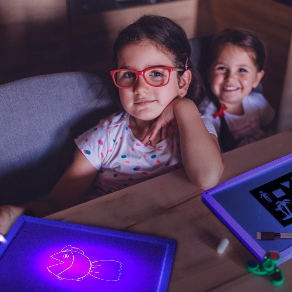 Illuminated Light Drawing Board Toy Development Drawing Doodle Tablets Education Toys NC99