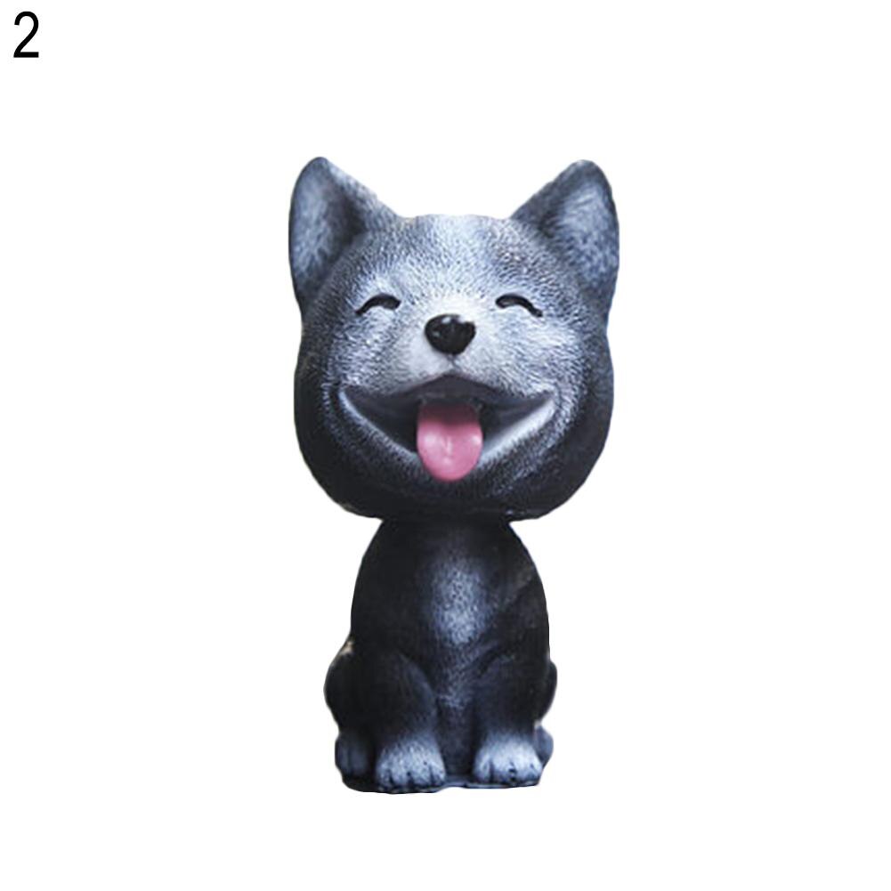 Lovely Swinging Head Simulation Dog Puppy Car Interior Dashboard Ornament: 2