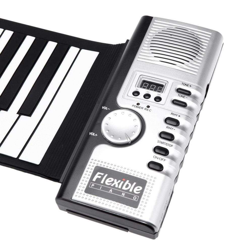 Flexibele Roll Up Elektronische Soft Keyboard Piano Draagbare 61 Toetsen Keyboard Muziekinstrument Speelgoed Voor Beginner Kind