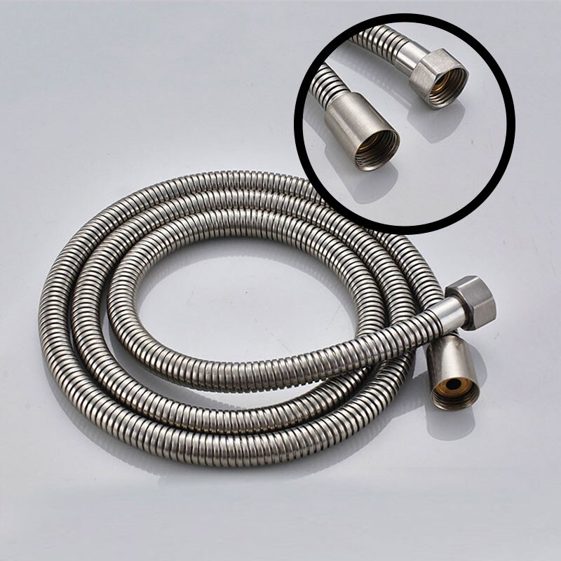 Kugel Schlecht Sanitär Schläuche 150cm Dusche Schlauch Ersatz flexibel Dusche sprühen Schlauch: gebürstet Nickel