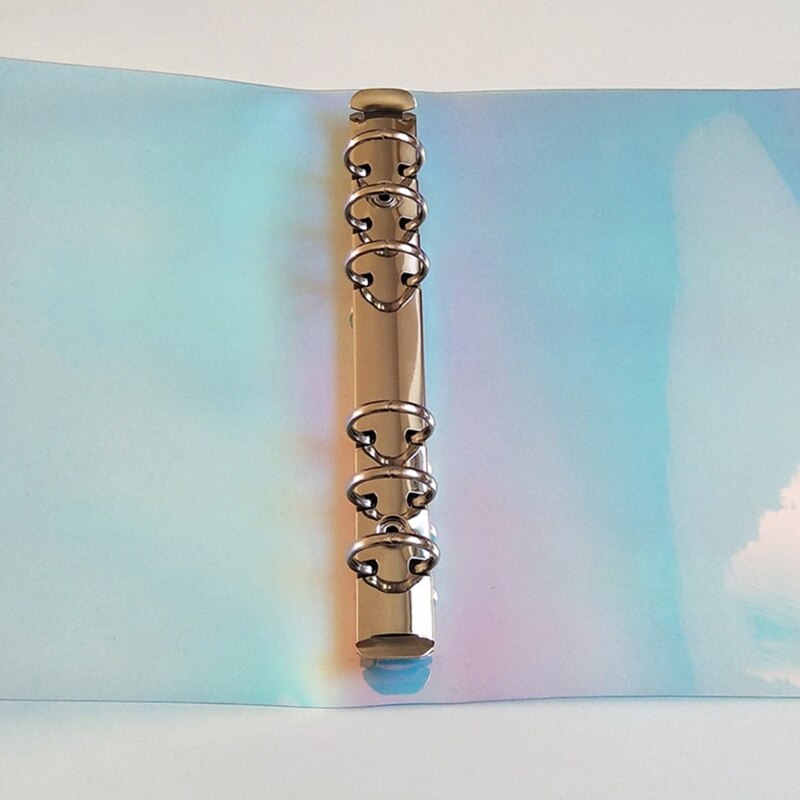 1 Pc 6 Holes PVC Loose Leaf Binder Notebook Notepad Sketchbook Business Journal Agenda Stationery School Office Supplies