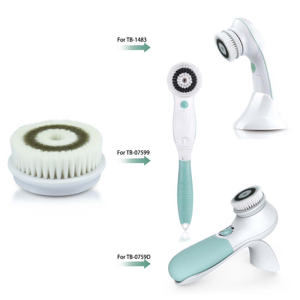 TOUCHBeauty Facial Cleansing Brush Replacement Head 0.055 mm PBT AC-07590 for Oily skin Facial cleanser TB-0759A TB-0759DTB-1483