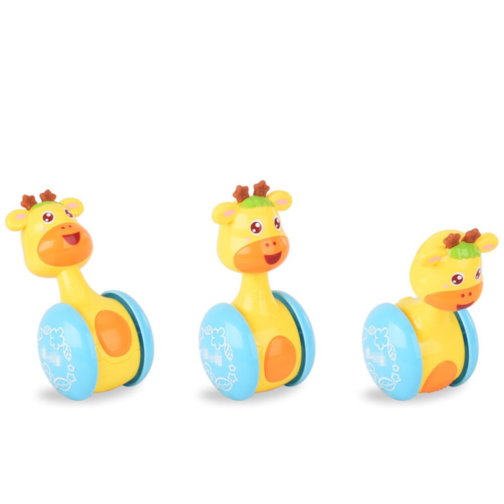 2pcs Tumbler Toy Cute Lovely Stylish Unique Cartoon Deer Sliding Tumbler Toys Plastic Tumbler Toy Funny Tumblers Toys Deer Tumbl