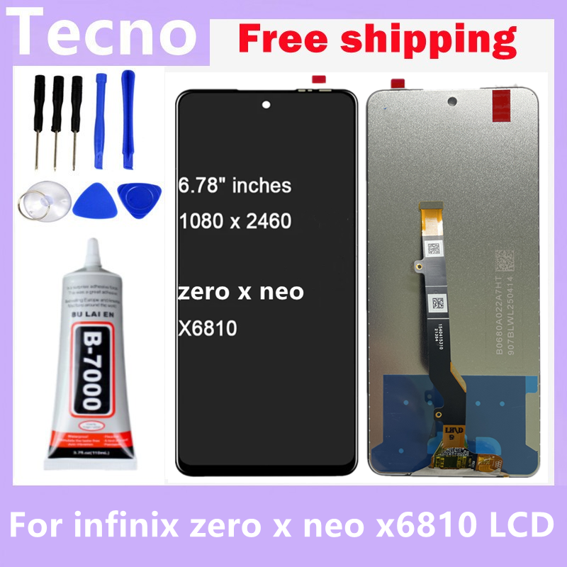For infinix zero x neo x6810 LCD Display Touch Screen Assembly Glass Panel Digitizer replacement For infinix zero x neo x6810