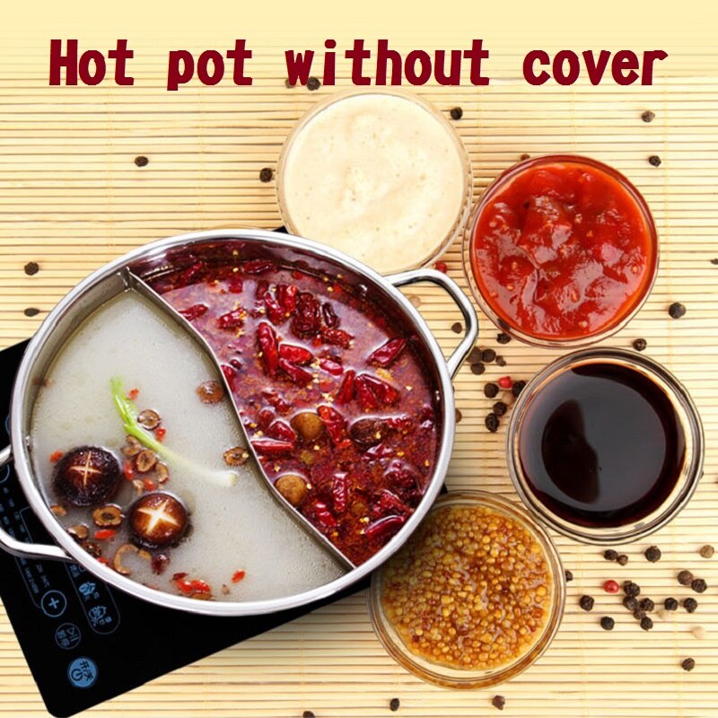 cheap light stainless steel pot, Chinese fondue Lamb Chinese Charcoal hotpot outdoor cooker picnic cooker kochtopf