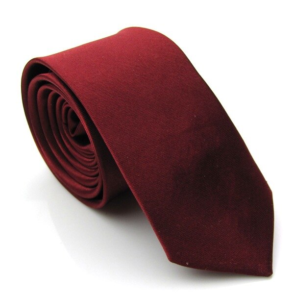 Mans accessoarer smal smal slips för män jacquardvävd solid champagne orange röd lila blå slips bröllopsslips
