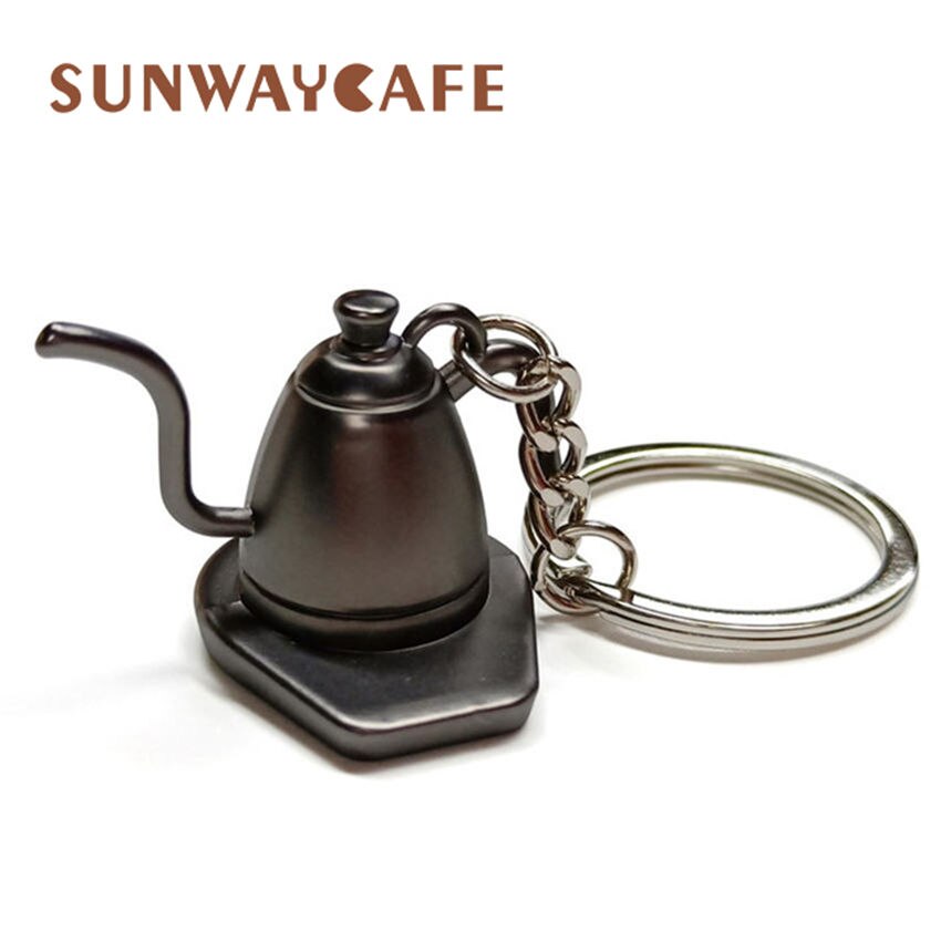 Espresso Coffeeware Accessoires Sleutelhanger Koffie Machine Handvat Moka Pitcher Sleutelhanger Draagbare Creatieve Barista Koffie Sabotage: Q