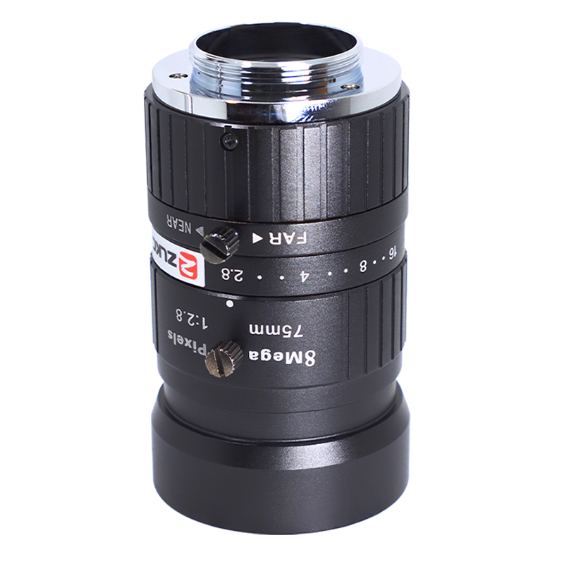 ZLKC 75mm c montiertes Objektiv 8mp fa 1 ''verzerrung armes cctv f2.5 hd 8Megapixel Bild verarbeitung shand objektiv für Industrie kameras