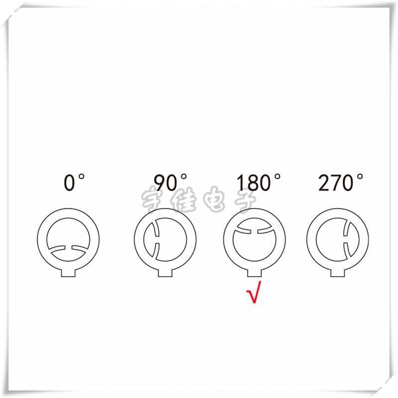 Perilla de goma con mango largo, Media perilla de eje, diámetro de 11mm de altura, 21,5mm, perilla de goma suave, Agujero interior en forma de D de 180 grados, 6mm, 5 uds.