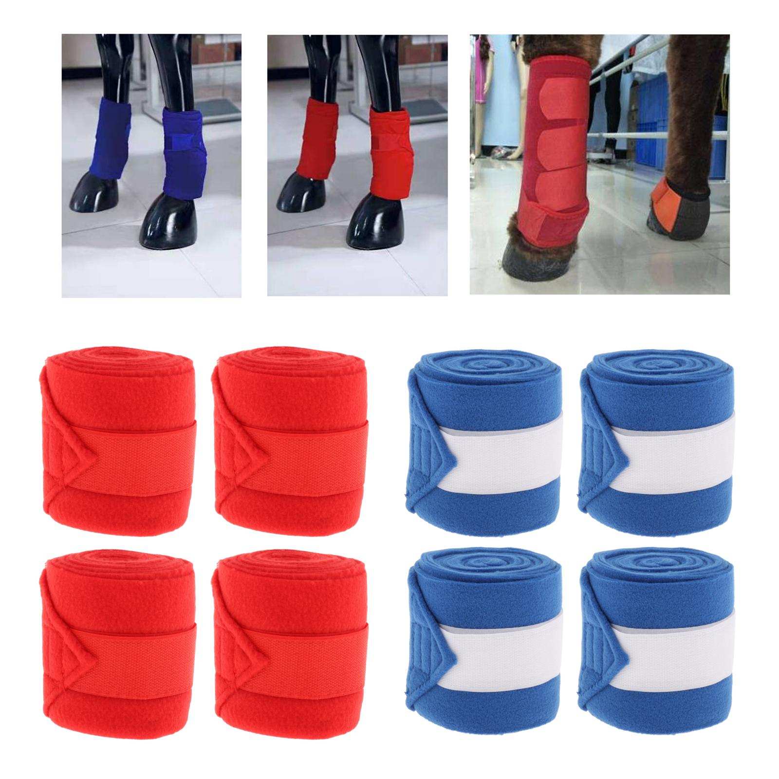 2x Horse leg protector Boots Equipment Leg Guard Protective Jumping Riding Shock Absorbing Horse Tendon Boots