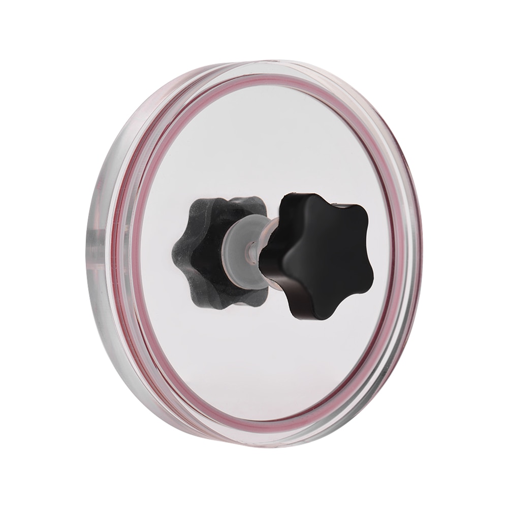 Electric Music Record Cleaner Clamp Vinyl Record Lable Saver Protector Waterproof Acrylic Clean Tool with Cleaning Cloth