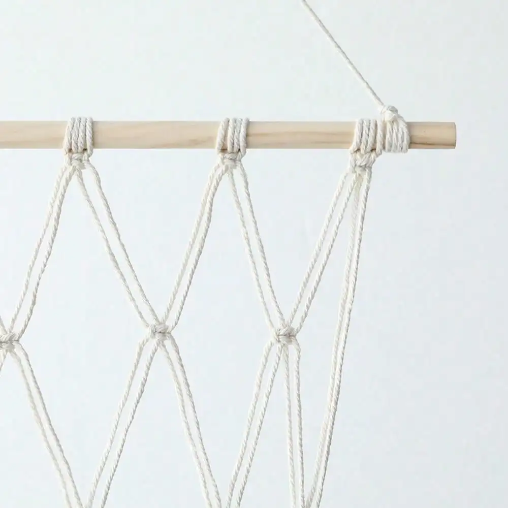 Bohemian Photo Wall Material Kit with 10 Clips, Tapestry Handmade Rope Photo Decoration Wall Hanging Birthday Graduation