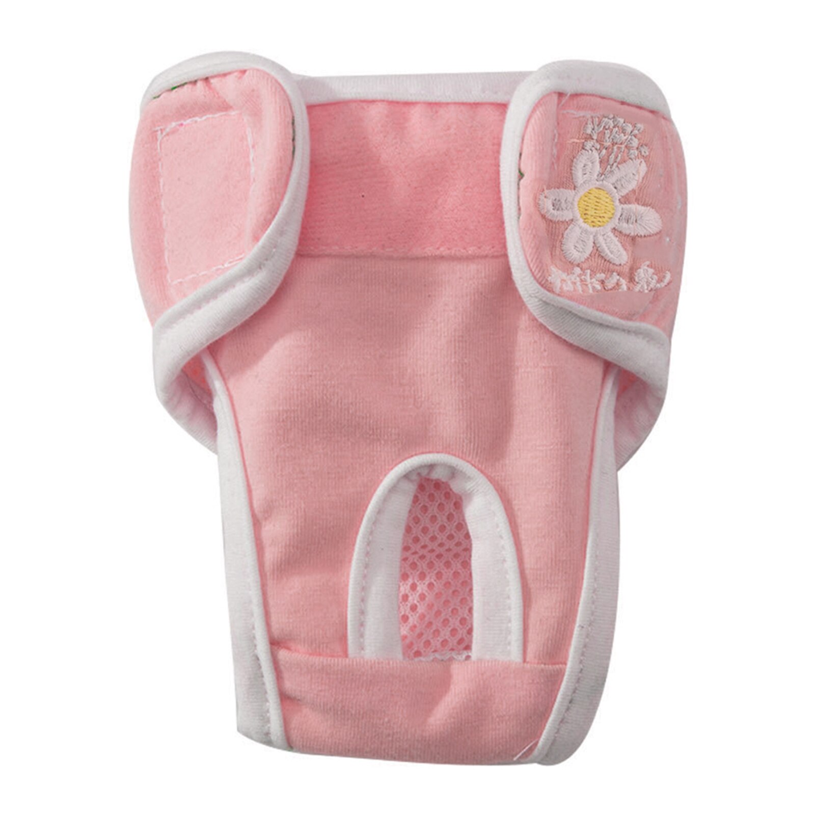 Zmywalne pieluchy dla psów spodnie fizjologiczne sanitarne wielokrotnego użytku kobiece zwierzęta majtki szorty bielizna majtki dla psów spodnie na pieluchy: Różowy / XS