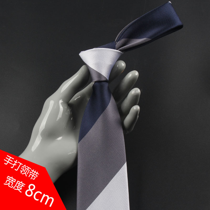 8Cm Jacquard Gestreepte Stropdas Voor Mannen Vrouwen Polyester Elegante Hals Voor Bruiloft Business Volwassen Suits Skinny Ties retro Stropdas