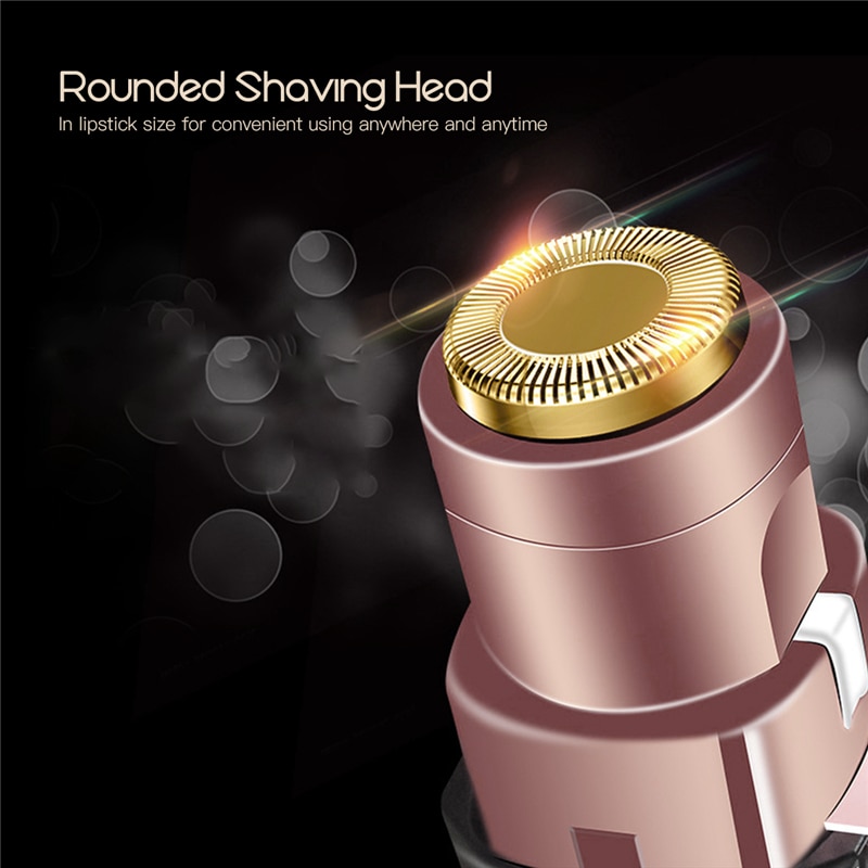 Batterij Aangedreven Elektrische Gezichtshaar Remover Razor Depilator Wenkbrauw Trimmer Bikini Scheermes Gezicht Trimmer Vrouwen Scheren Machine