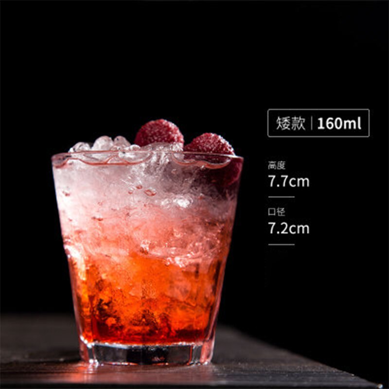 Whisky kristall snidade gibraltar kopp colin öl mjölk te mjölk juice kopp för nattklubb bar fest bröllop verktyg heminredning: 120ml