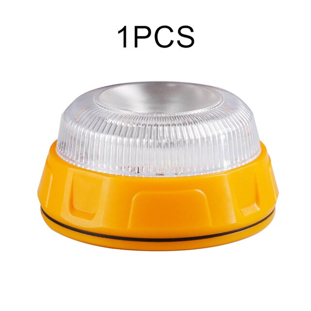 Wiederaufladbare LED Auto Notfall Licht V16 Taschenlampe Magnetische Induktion Strobe Licht Straße Unfall Lampe Leuchtfeuer Sicherheit Zubehör: 1 Stck müssen Batterie
