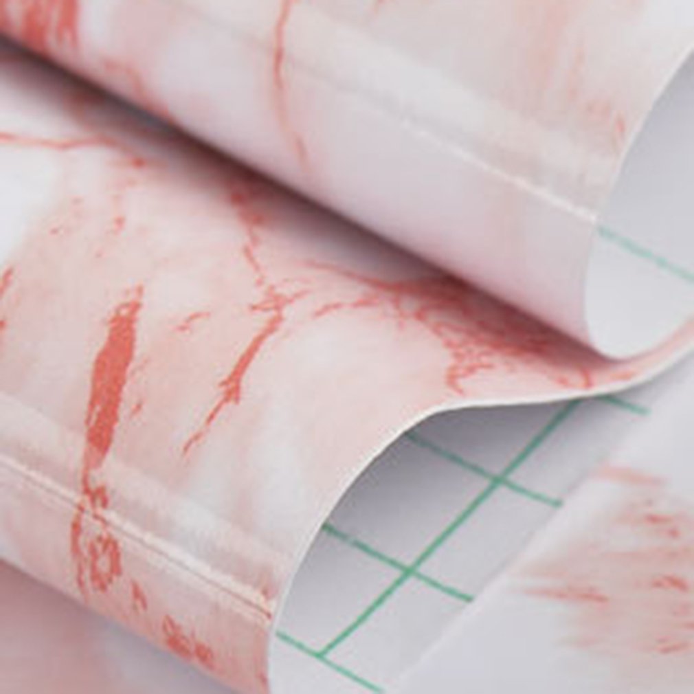 Marble Wallpaper Waterproof Pvc Self Adhesive Wall Stickers For Home Decor Wallpaper For Drawer Kitchen Bathroom: Color 6