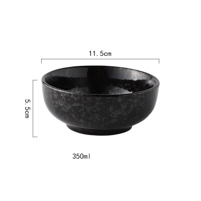 Bol de riz en céramique de 4.5 pouces de Style japonais, petit bol à soupe pour la maison, bol à nouilles, Sushi, vaisselle de Restaurant quotidien: 3