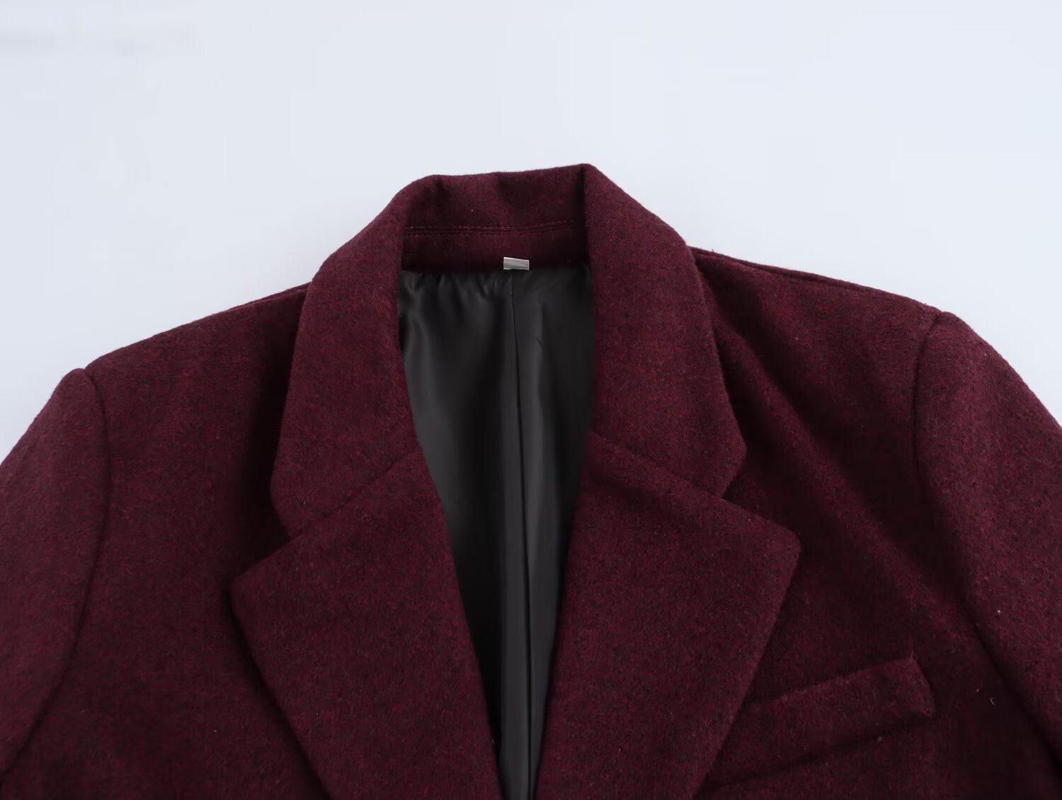 2025 Nuovi abiti da donna: cappotto monopetto con risvolto ampio e alla moda in stile europeo e americano