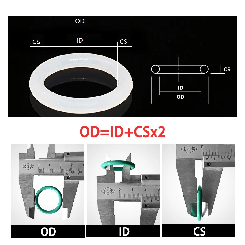 Lot De 10 Joints Toriques Métriques – Noir, Caoutchouc Nitrile, Diam. 120 Mm, ép. 4 Mm