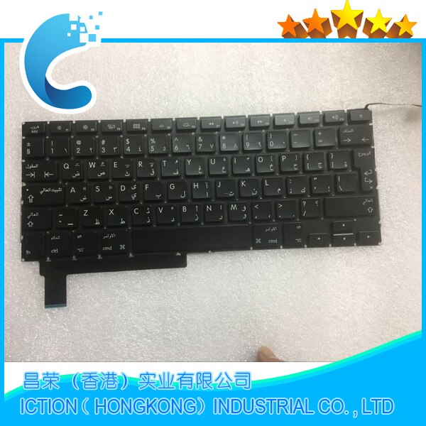 Laptop A1286 Keyboard for Macbook Pro 15'' A1286 Arabic AR Keyboard Year