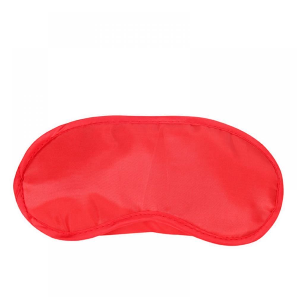 Eye Mask Eye Shade Nap Cover Travel Office Sleeping Rest Aid Cover Blindfold Eye Patch Travel Accessories: red
