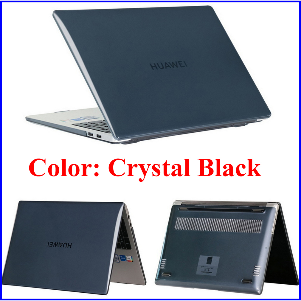 MCLG-X Case for Huawei Matebook D16 16Inch Model MCLF-X MCLG-16 MCLEF-X Crystal and Matte PC Cover Laptop Protective Shell: 12" / black