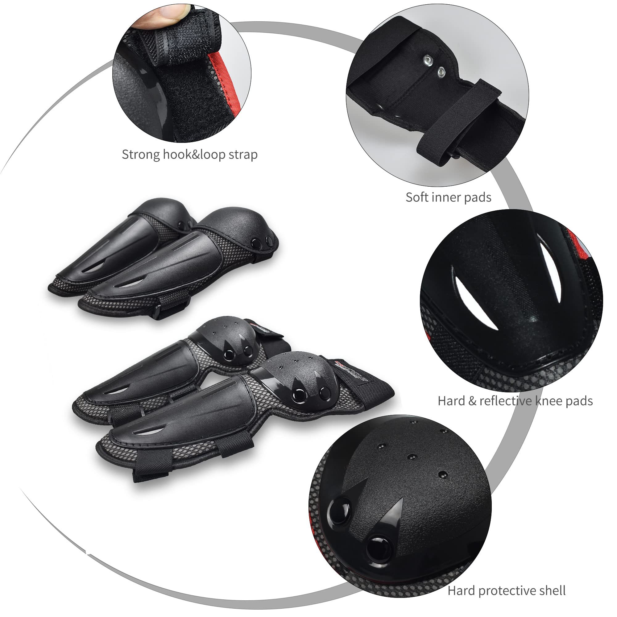 Kids Motorcycle Armor Suit Dirt Bike Gear Chest Protector Motocross for Kids Chest Protective Gear with Elbow Knee Pads Guards