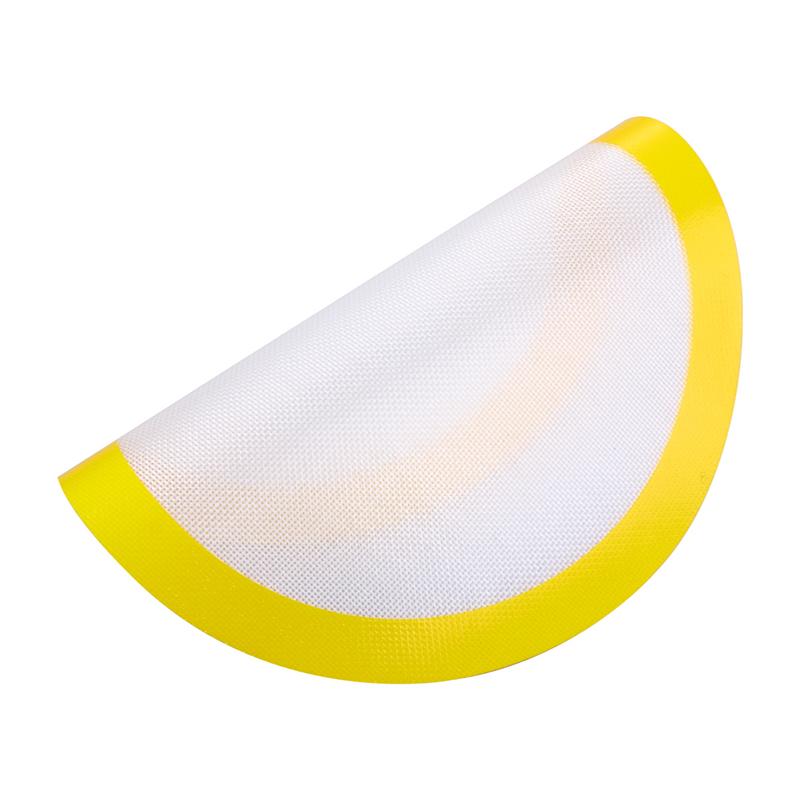 Oven Baking Mat Silicone Round Baking Pads Pizza Non-Stick Heat Resistance Baking Liners For Home Bakery Random Color