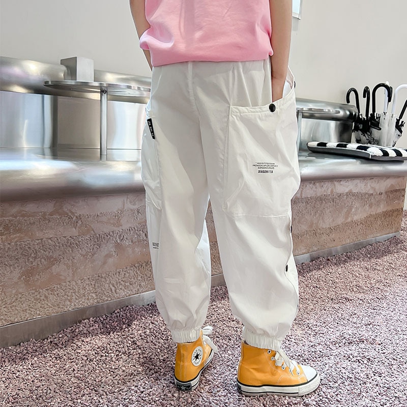 Girls Cargo Pants 8 10 years Summer Fashion Capris Fashion Casual Teen Girls Outfits Trousers