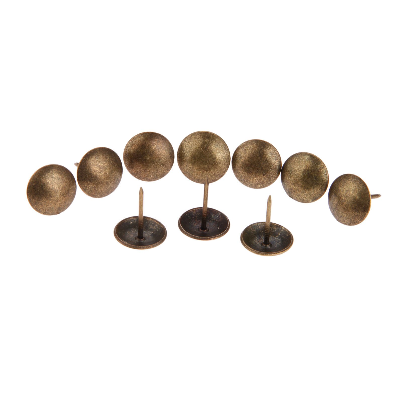 10Pcs 20*25mm Upholstery Nail Tachas Jewelry Box Door Sofa Decorative Tack Stud Pushpin Furniture Nail Antique Bronze