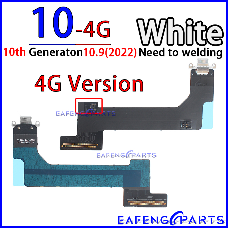 USB Ports Charger Dock Connector Microphone Cable for Ipad Air 3rd 4th 5th 6th 7th 8th 9th 10th 5 6 7 8 Generation Charging Flex: green