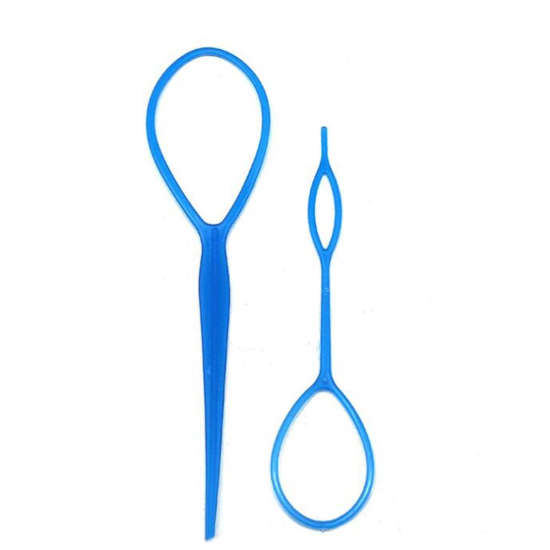 Salon 2-4pcs/set Women Girls Ponytail Creator Plastic Loop Pony Tail Clip Hair Braid Accessories Maker hair Styling Tool: A3