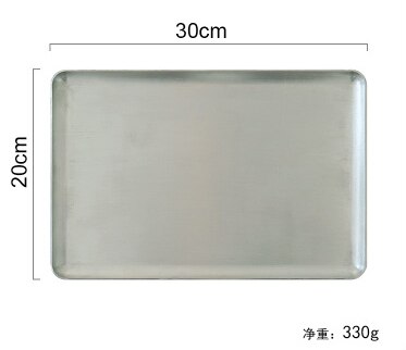 Aluminum Retro Storage Tray Geometric Old Snack Trays Industrial Wind Aluminum Tray Gourmet Photography Props S M L: L