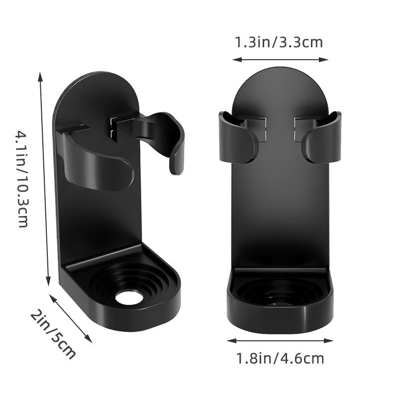 supports de rasoirs porte rasoir support rasoir etagere murale Porte-rasoir avec crochets de rangement pour brosse à dents, support auto-adhésif sans poinçon, sans trace, porte-brosse de rasage électrique, organisateur