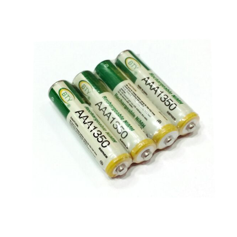 100%  aaa-batterien, 1350 mah-akkus 1800 3a wiederaufladbare ni-akkus, -mh 1.2 v aaa-batterien für uhren, mäuse, computer, spielzeug usw.