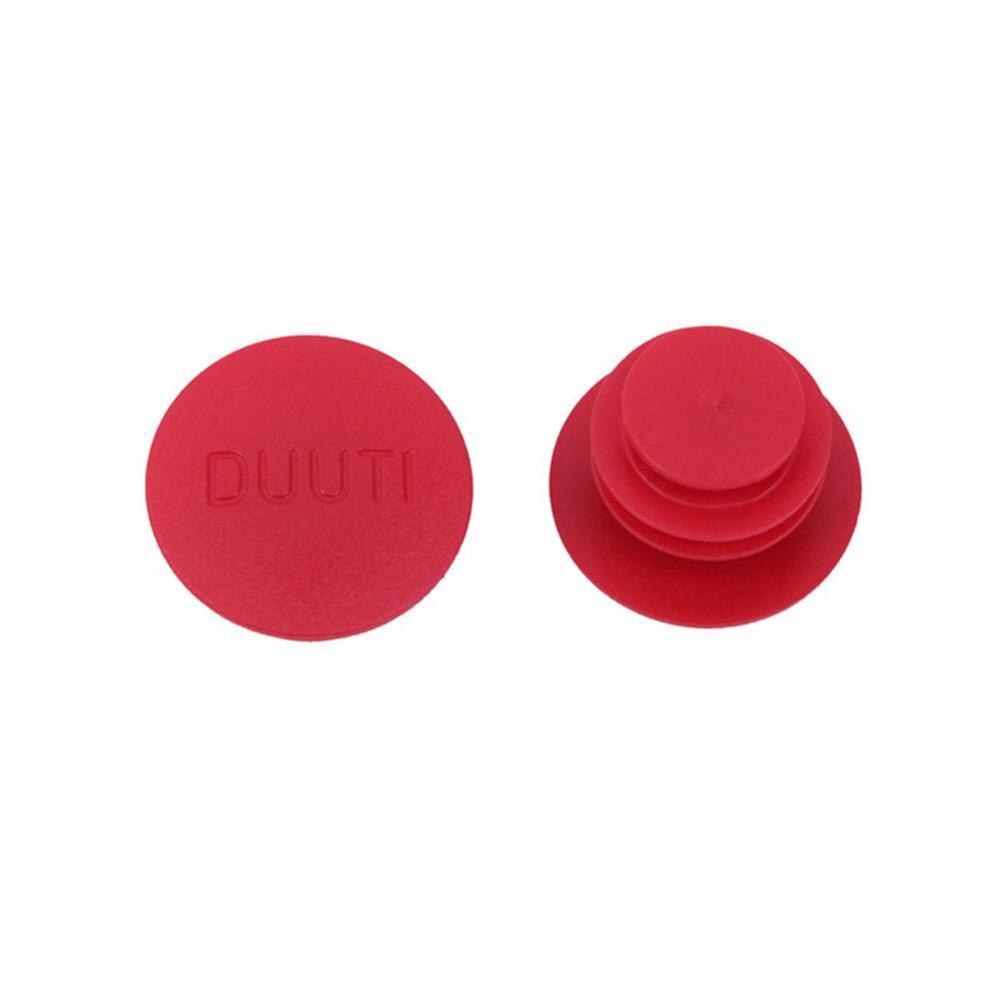 2 stuks duurzame fietsstuurdoppen, stevige fietsstuurdoppen, plastic mountainbike handvatten, hoezen voor fietsaccessoires: Rood