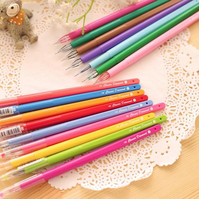 5/10 Pcs/Veel Multicolor Gel Pen Kids Tekening Art Pennen Voor Boek Album Schilderen Tool Baby Onderwijs Kind Gel rollerball Pen